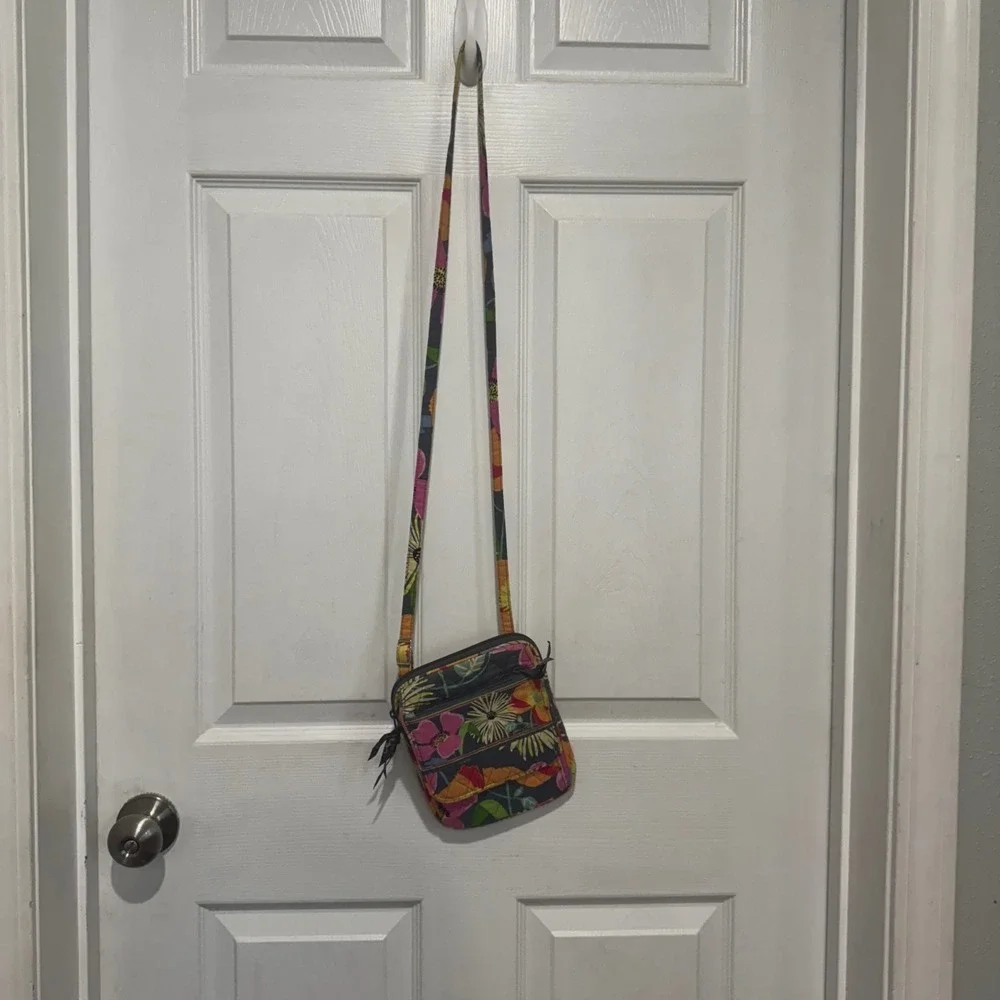 Vera Bradley Crossbody Bag Floral Print Lightweight‎ Travel Purse